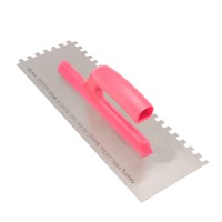Gletiera inox, cu dinti de 8 mm, 35 x 12 cm