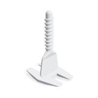 Distantier Plastic Surub pentru Pereti si Pardoseala, 2MM, SGS 