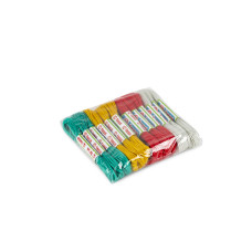 Sfoară rufe poliester izolată PVC 10 m, set 12 bucăți, TESA, TM412